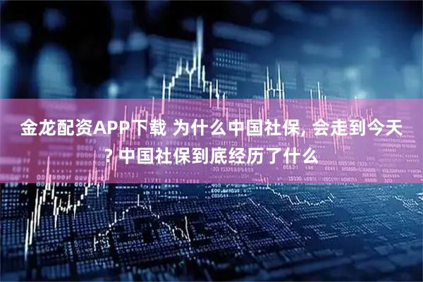 金龙配资APP下载 为什么中国社保, 会走到今天? 中国社保到底经历了什么